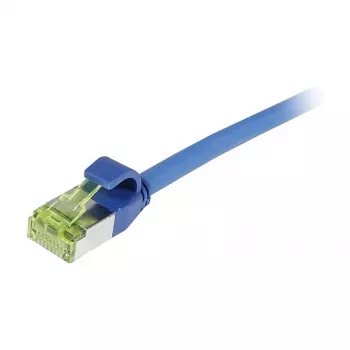 Synergy21 CAT6A S/FTP plonas jungiamasis laidas RJ45, 500 MHz, 1 m, mėlynas, LSZH Superflex, AWG28
