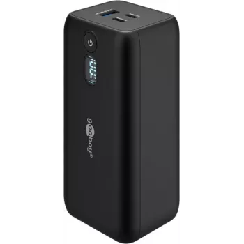 GOOBAY nešiojamojo kompiuterio power bank 20 000 mAh su Power Delivery (juoda)