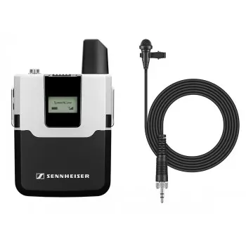 Sennheiser SL Bodypack - ME 2 rinkinys DW-3 belaidė skaitmeninė lavalier mikrofono sistema