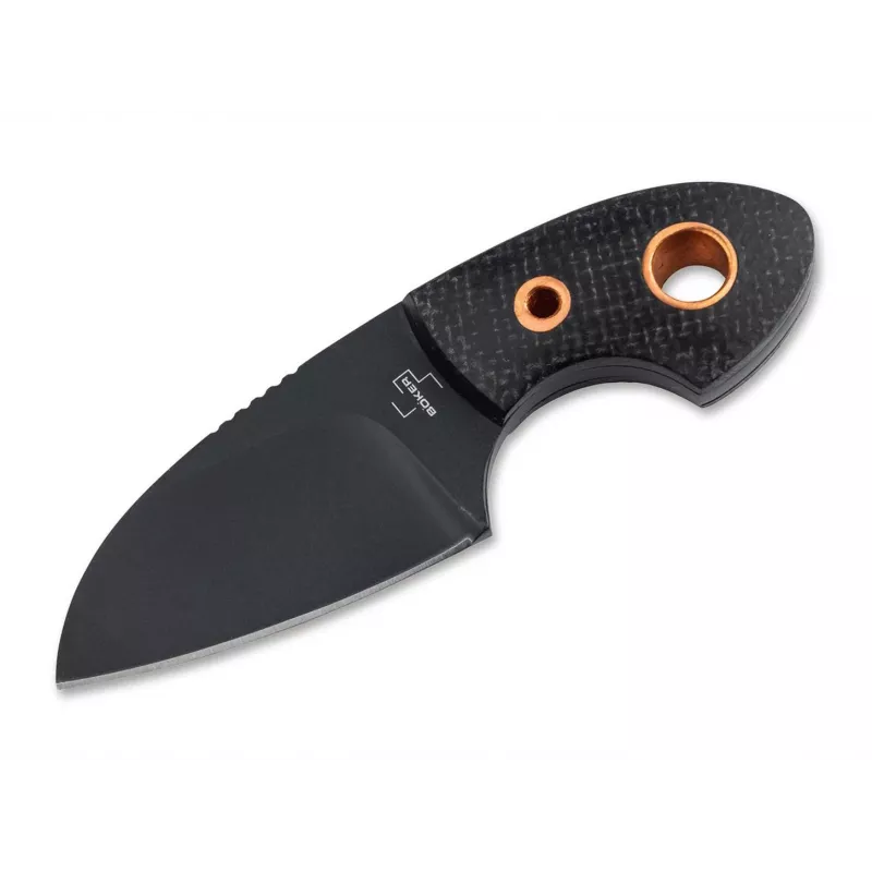 Boker Plus Gnome All Black Copper fiksuoto ašmenų peilis