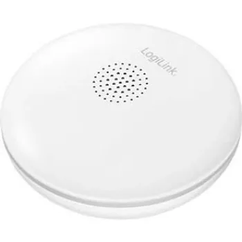 LogiLink WiFi išmanusis vandens jutiklis, apvalios formos, suderinamas su Tuya