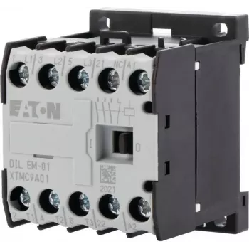 Eaton DILEM-01-G(24VDC) mini kontaktoriuss, 3 polių, 1 NC, 24 V DC ritė, 4 kW AC-3