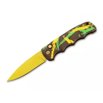 Böker Plus AKS 74 Dubai Chocolate automatinis peilis D2
