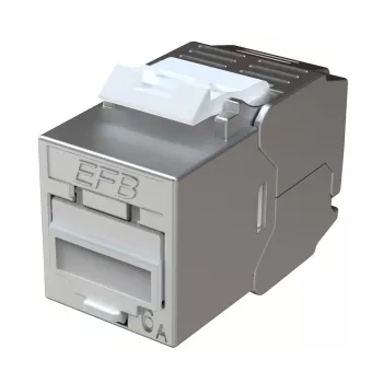 EFB Elektronik E-200130 Keystone Slim/Short Cat.6A ekranuotas cinko liejinio 10G modulis