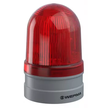 WERMA Signaltechnik Midi TwinFLASH 261.120.70 raudonas ksenoninis signalinis žibintas, 12/24V AC/DC, IP65