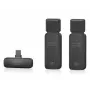 Behringer SMART MIC 2 belaidė išmaniojo telefono mikrofonų sistema su Lightning, USB-C ir 3,5 mm jungtimis, 2,4 GHz skaitmeninė, įvairiakryptis kondensatorinis, iki 100 m atstumas, 7 h baterija, įskaitant lavalier įvestį, vėjo gaubtą ir nešiojimo dėklą