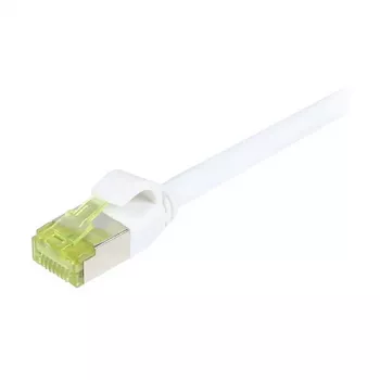 Synergy21 S/FTP CAT6A Patch Cable RJ45, 500 MHz, 7,5 m, balta, plona apvali, TPE/LSZH Superflex, AWG28, CAT7 žaliava