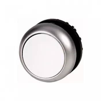 Eaton M22-D-W plokščias mygtuko pavaros mechanizmas, momentinis, baltas, 22,5 mm montavimas, IP66/IP67/IP69K