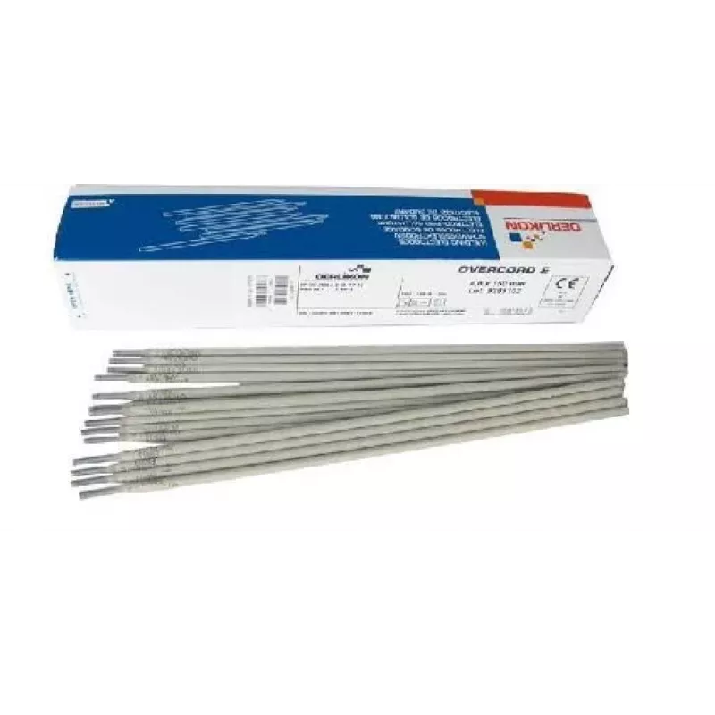 OERLIKON elektrodas FI 4,0 mm rožinis (93 vnt.) 4,5 kg OVERCORD - Rutiliniai suvirinimo elektrodai E6013