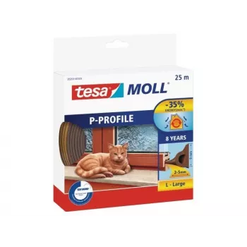 TESA Bronze P-Profile EPDM putų gumos sandarinimo juosta nuo skersvėjų 25 m