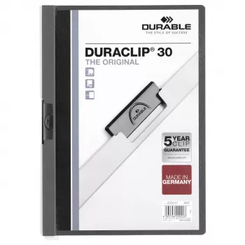 DURABLE DURACLIP 30 A4 segtuvas mėlynas