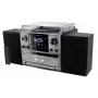 Soundmaster MCD5600SW Stereo muzikos centras su DAB+ radiju, CD grotuvu, plokštelių grotuvu, dvigubu kasečių deniu, Bluetooth, USB įrašymu - juoda