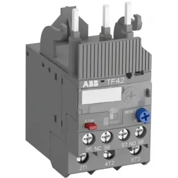 ABB TF42-0.55 šiluminės perkrovos relė, 0,45-0,55 A, 690 V kintamoji srovė, 3 polių, 1NO+1NC