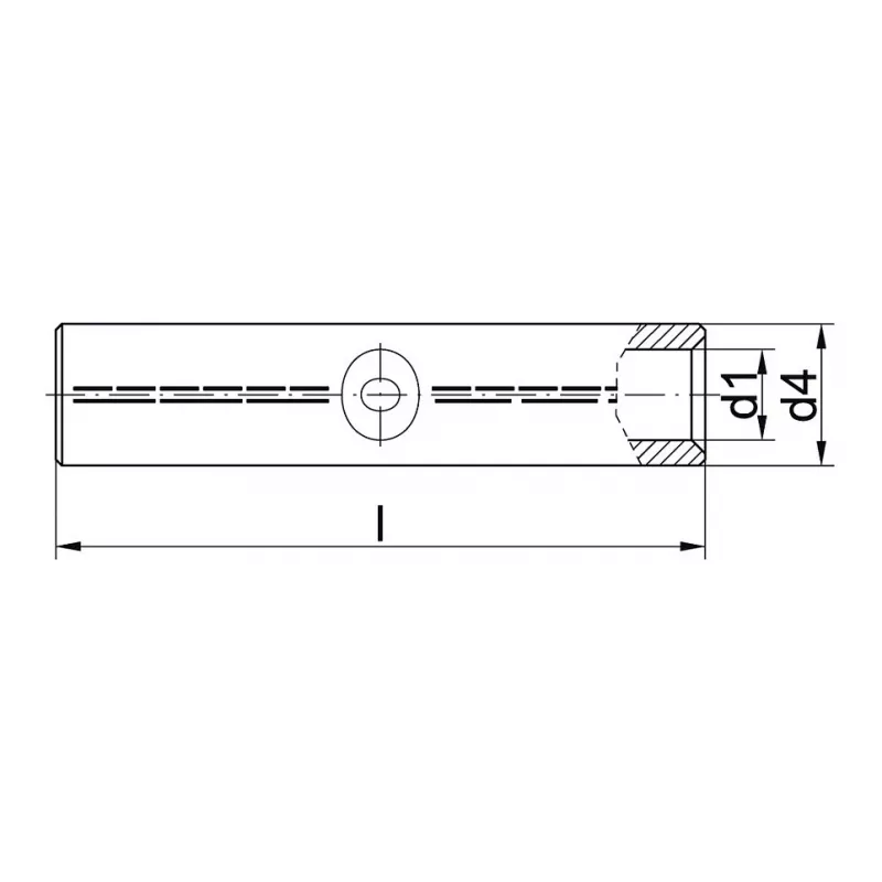 Klauke 228R aliuminio presuojamoji jungtis 95 mm² įspaudžiamasis connector