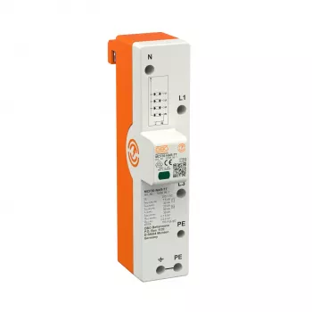 OBO BETTERMANN OBO MCF30-NAR-TT LightningControllerRail 3 polių kombinuotas žaibo ir viršįtampio iškroviklis su NPE 255V