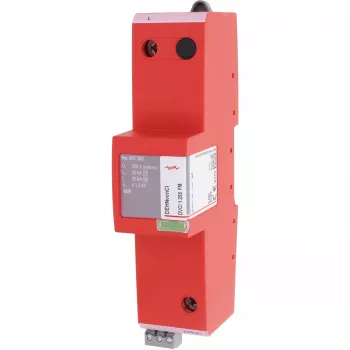 DEHNvenCI DVCI1 255 FM 1 tipo + 2 tipo apsaugos nuo viršįtampių įtaisas, 1 poliaus, 255 V AC, 12,5 kA (10/350 µs), DIN bėgelis