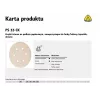 KRAUSE KLINGSPOR PS 33 CK 150 mm P60 GLS3 daugiaskyliai šlifavimo diskai, 100 vnt.