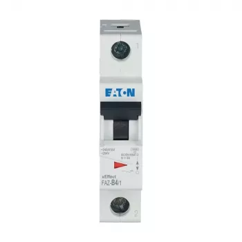 EATON FAZ-B4/1 Miniatiūrinis automatinis jungiklis 4A 1 polius B charakteristika 10kA