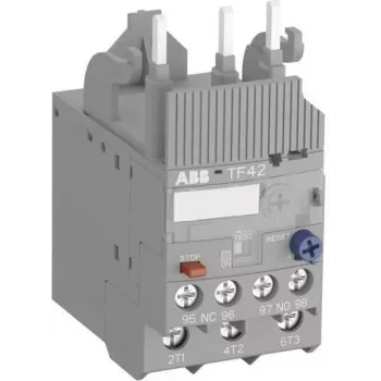 ABB TF42-4.2 šiluminės perkrovos relė, 3,4-4,2 A, 10 klasė, 3 polių, 690 V kintamoji srovė, varžtiniai gnybtai