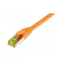 SYNERGY21 S217692 CAT6A S/FTP Patch Cable RJ45, 7,5 m, oranžinė, LSZH, 500MHz, 10Gbps