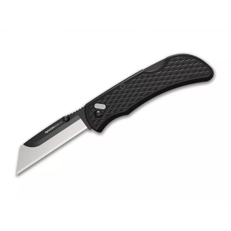 Outdoor Edge RazorWork 250 juodas keičiamo ašmenų universalus peilis su 6 ašmenimis