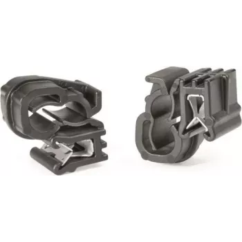 HellermannTyton EC1-3SPDHC6-7 Edge Clip 151-04010, juodas