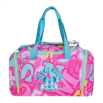 McNeill Disney Minnie Mouse sportinis krepšys, rožinė/raudona, 16L, poliesteris, vaikams