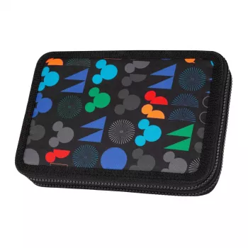 McNeill užpildytas pieštukų dėklas su 2 XL užtrauktukais - Disney Mickey Mouse