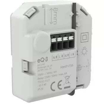 Homematic IP įleidžiamas jungiklio pavara 6 A (3 vnt.)