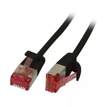 Synergy21 CAT6 U/FTP plonas Ethernet jungiamasis laidas RJ45, 3m, juodas