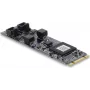 DELOCK CAN 2.0 / CAN FD sąsajos kortelė PCIe M.2 Key B+M į 2 x D-Sub 9 kaiščių, iki 8 Mbps su galvanine izoliacija ir apsauga nuo viršįtampių