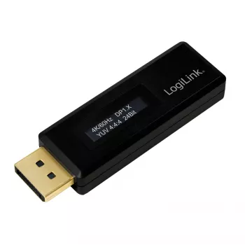 LogiLink CV0112 DisplayPort EDID testeris, juodas