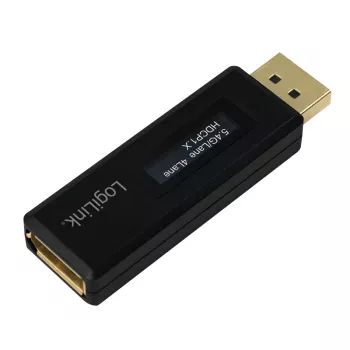 LogiLink CV0112 DisplayPort EDID testeris, juodas