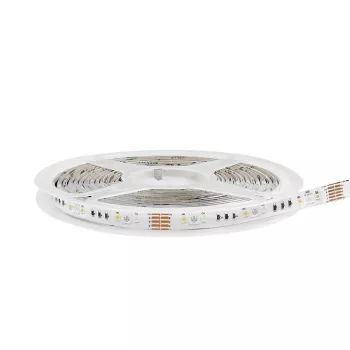 LogiLink WiFi išmanioji RGB + reguliuojamos baltos šviesos LED juosta, 5 m, suderinama su Tuya