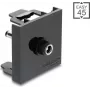 Delock Easy 45 modulis DC 5.5 x 2.5 mm lizdas į DC 5.5 x 2.1 mm kištuką, juodas