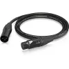 Behringer PMC-150 XLR moteriškas į XLR vyrišką mikrofono kabelis 1,5 m juodas