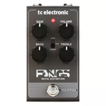 TC Electronic Fangs metalo iškraipymo pedalas elektrinei gitarai