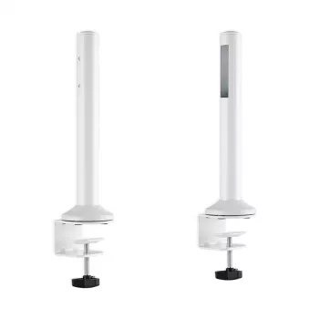 LogiLink Slatwall stalinis tvirtinimo stulpas, 2 vnt. rinkinys – 450 mm aukštis, 35 mm skersmuo, juodas, be įrankių tvirtinimas