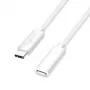 LogiLink USB 2.0 Type-C ilginamasis laidas, C/M į C/F, 480 Mbps, 60W, baltas, 3 m