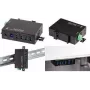 LogiLink USB 3.0 pramoninis 4 prievadų metalinis šakotuvas su DIN bėgio laikikliu
