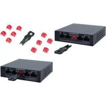 LogiLink RJ45 prievado blokavimo rinkinys su raktu, 10 spynų, mėlynas