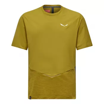 Salewa Pedroc Dry Wind vyriški marškinėliai, alyvuogių žalia, L dydis
