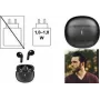 LogiLink Bluetooth TWS ausinės, IPX4 atsparios vandeniui, liečiamas valdymas, USB-C įkrovimo dėklas, juodos