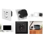 LogiLink PA0262B sieninis lizdas su 1 Schuko kištukiniu lizdu, 1 USB-A ir 1 USB-C įkrovikliu, juodos spalvos