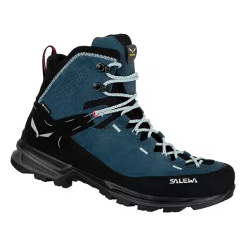 Salewa Women's MTN Trainer 2 Mid GTX žygio batai - tamsiai džinsinė/juoda - UK 6 (EU 39)