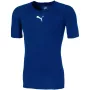 Puma LIGA Baselayer trumpomis rankovėmis vyriški marškinėliai tamsiai mėlyni XL
