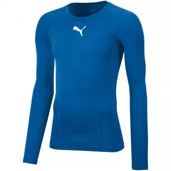 Puma Liga Baselayer Tee LS vyriški marškinėliai mėlyni 655920 02 S