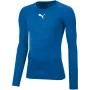 Puma Liga Baselayer Tee LS vyriški marškinėliai mėlyni 655920 02 S