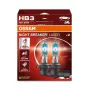 OSRAM Night Breaker Laser HB3 12V 60W P20d halogeninė lemputė, dviejų vienetų pakuotė, iki 150% šviesesnė, 150m ilgesnis spindulys, 20% baltesnė šviesa