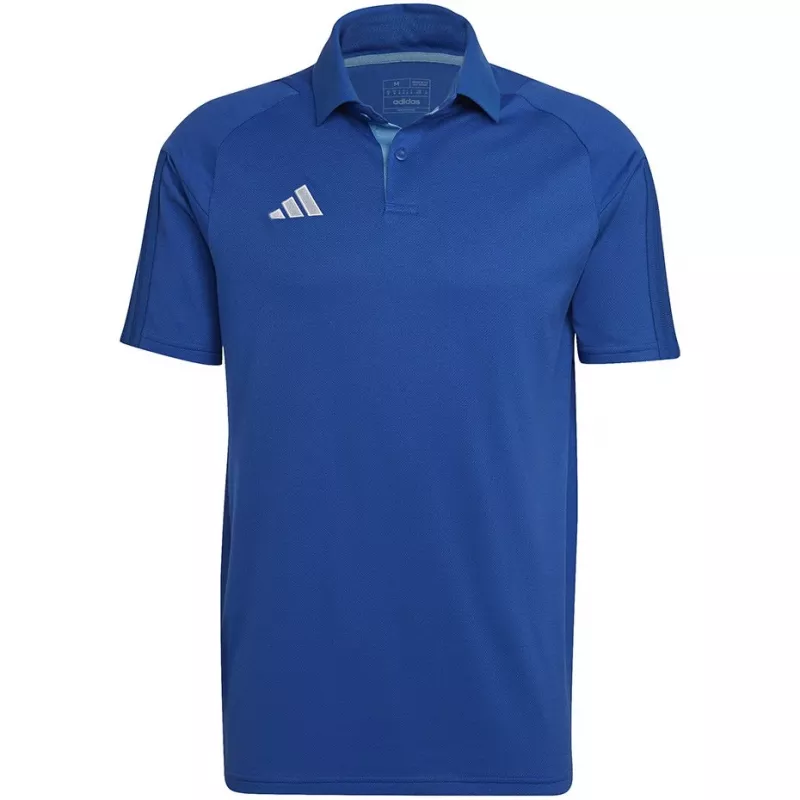 adidas Tiro 23 Competition vyriški polo marškinėliai Team Royal Blue/White 2XL